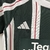 Kit Infantil Manchester United II 23/24 Adidas - Verde com detalhes em branco - Dalhefut