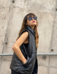 Chaleco oversize ecocuero - Eruka