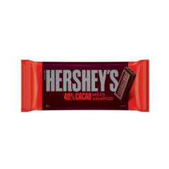 Chocolate Meio Amargo Tablete 40% Cacau Hershey's 82g