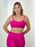 Conjunto calça rosa rubi