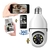 âmera segurança wifi ip sem fio 360 com encaixe lampada bocal aplicativo yoosee ptz full HD visão noturna - bivolt lo - comprar online