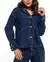 Jaqueta Jeans Jade – Oversized Azul Escuro Western - comprar online