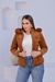 Jaqueta Peluciada Feminina Marina – Capuz Removível - Padma Moda e Acessórios
