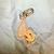 Llavero Gatito Naranja Cuchillo