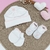 Kit RN touca (com nome bordado) luva e sapatinho - comprar online