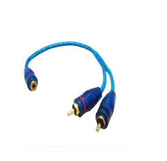 Cable Rca 2 Machos A 1 Rca Hembra Audio 18cm #52 - comprar en línea