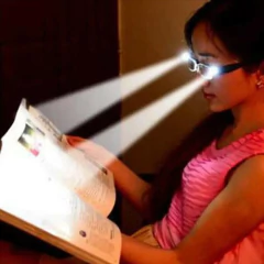 lente de lectura de luz LED se enciende para arriba en internet