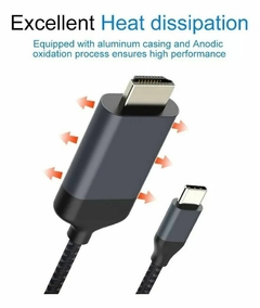 Cable Adaptador Usb Tipo C A Hdmi PARA IPHONE XS MACKBOOK AIR - comprar en línea