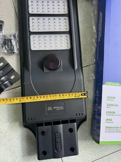 Lampara Led Exterior Solar 300w Reflector Recargable Auto