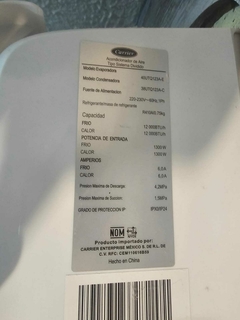 control carrier modelo 40utq123a-e/38utq123a-c en internet