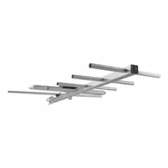 Antena aérea HDTV de 8 elementos 10 m conexión coaxial, gris - comprar en línea