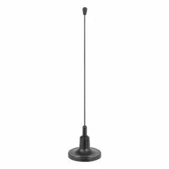 Antena mini con base imantada 1 m conexión coaxial, negro - SAAVEDRA NOVEDADES