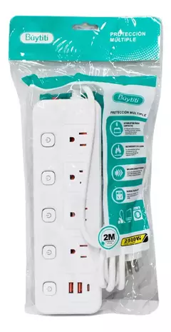 Multicontactos Buytiti Proteccion Multiple Evita Descargas - comprar en línea