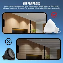 Ilv Foco Led Mr16 Dimeable 7w Blanco 700 Lumens Lampara 10pz en internet