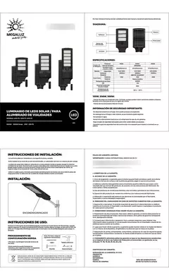 Lampara Led Exterior Solar 300w Reflector Recargable Auto - comprar en línea