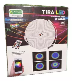 Tira Led Neon Rgb Pixeles 5m Con Aplicacion