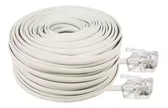 Cable Plug A Plug Rj11 De 10m Extension Telefonica Te-116-c