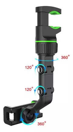 Soporte Para Teléfono Para Automóvil Espejo Soporte Para Tel - SAAVEDRA NOVEDADES