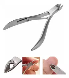 Alicate De Uñas Acero Inoxidable Profesional Dos Muelles - SAAVEDRA NOVEDADES