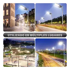 Lampara Led Exterior Solar 300w Reflector Recargable Auto - tienda en línea