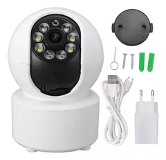 Cámara inteligente para monitoreo y vigilancia con rotación de 360°