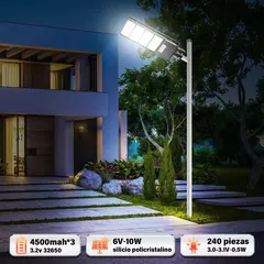 Lampara Led Exterior Solar 300w Reflector Recargable Auto en internet