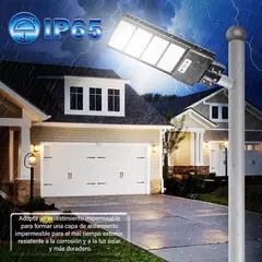Lampara Led Exterior Solar 300w Reflector Recargable Auto - comprar en línea