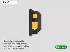 Imagen de Mini Reflector Led Portatil Recargable 7 Modos De Luz Lem-01