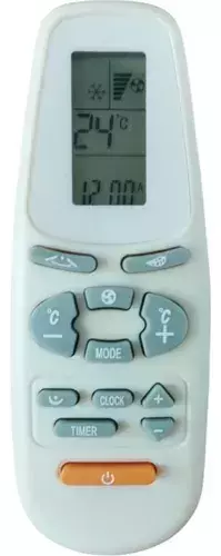 Control Remoto Compatible Con York Minisplit Aire Yhda12fs Color Beige