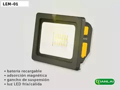 Mini Reflector Led Portatil Recargable 7 Modos De Luz Lem-01 - tienda en línea