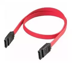 Cable Sata rojo De Datos 7 Pines Macho Para Disco, Ssd Y Quemador