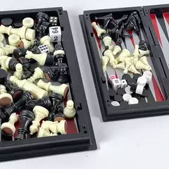3-en-1 Ajedrez Magnético, Damas y Backgammon - comprar en línea