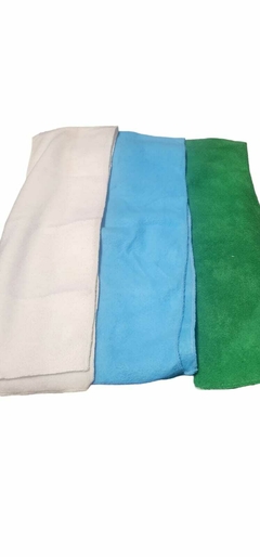 Bufandas Verde azul y blanco 120 Cm Largox20 Cm Ancho