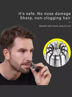 Limpiador de pelo de nariz para hombres y mujeres, afeitadora mecánica Manual de acero inoxidable, en internet