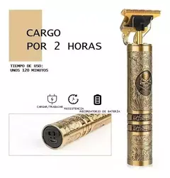 Imagen de Rasuradora De Cabello Cortadora Trimmer Lagom Yyt-010 Craneo Máquina Recargable Usb Profes