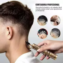 Rasuradora De Cabello Cortadora Trimmer Lagom Yyt-010 Craneo Máquina Recargable Usb Profes - comprar en línea