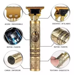 Rasuradora De Cabello Cortadora Trimmer Lagom Yyt-010 Craneo Máquina Recargable Usb Profes