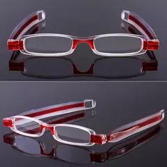 gafas de lectura plegables para hombre y mujer, gafas de lectura portátiles con rotación