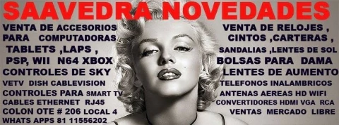 SAAVEDRA NOVEDADES