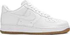 NIKE AIR FORCE 1 '07 'WHITE GUM LIGHT BROWN'