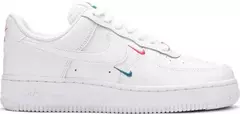 NIKE AIR FORCE 1 '07 ESSENTIAL 'SUMMIT WHITE SOLAR RED'