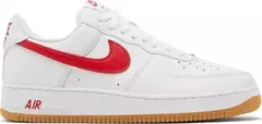 NIKE AIR FORCE 1 LOW 'COLOR OF THE MONTH - WHITE UNIVERSITY RED'