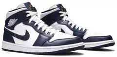 AIR JORDAN 1 MID ' OBSIDIAN '