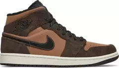NIKE AIR JORDAN 1 MID SE 'DARK CHOCOLATE'