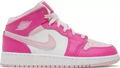 NIKE AIR JORDAN 1 MID GS 'FIERCE PINK'