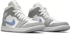 AIR JORDAN 1 MID WOLF GREY ALUMINIUM - comprar online