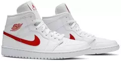 AIR JORDAN 1 MID ' WHITE UNIVERSITY RED ' - comprar online
