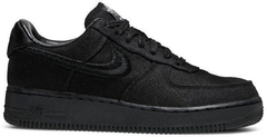 TÊNIS NIKE AIR FORCE 1 LOW X STUSSY ' TRIPLE BLACK '