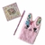 Kit Mini caderneta pelucia, adesivos, lapiseira