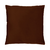 Capa De Almofada Veludo 43x43cm Micromink Jolitex Marrom